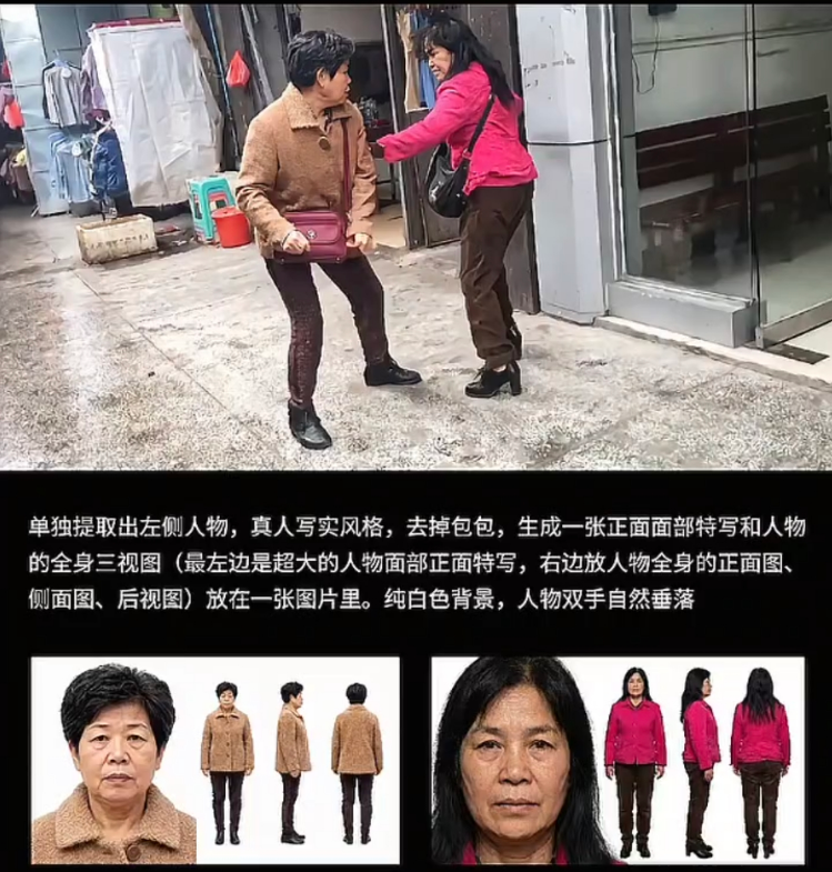 步骤2：提取人物信息效果